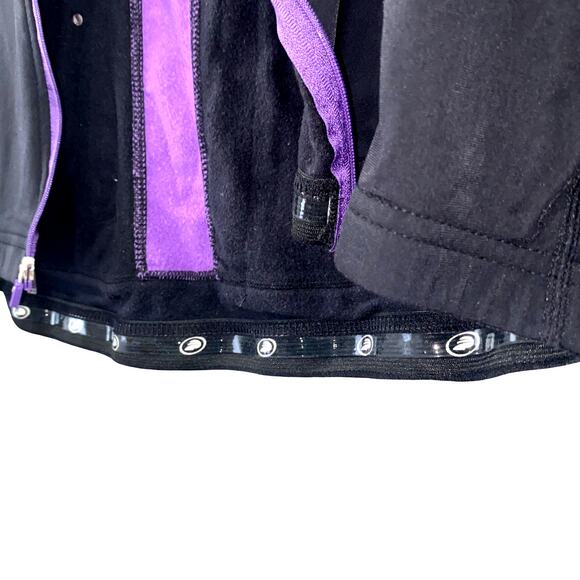 Women's Bicycle Performance Purple & Black Softshell Cycling Jacket Size M - Picture 5 of 9